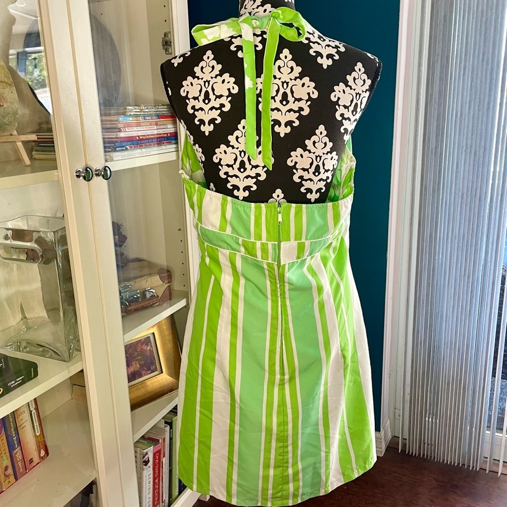 Reversible Spring Green Halter Sundress - Picture 6 of 10